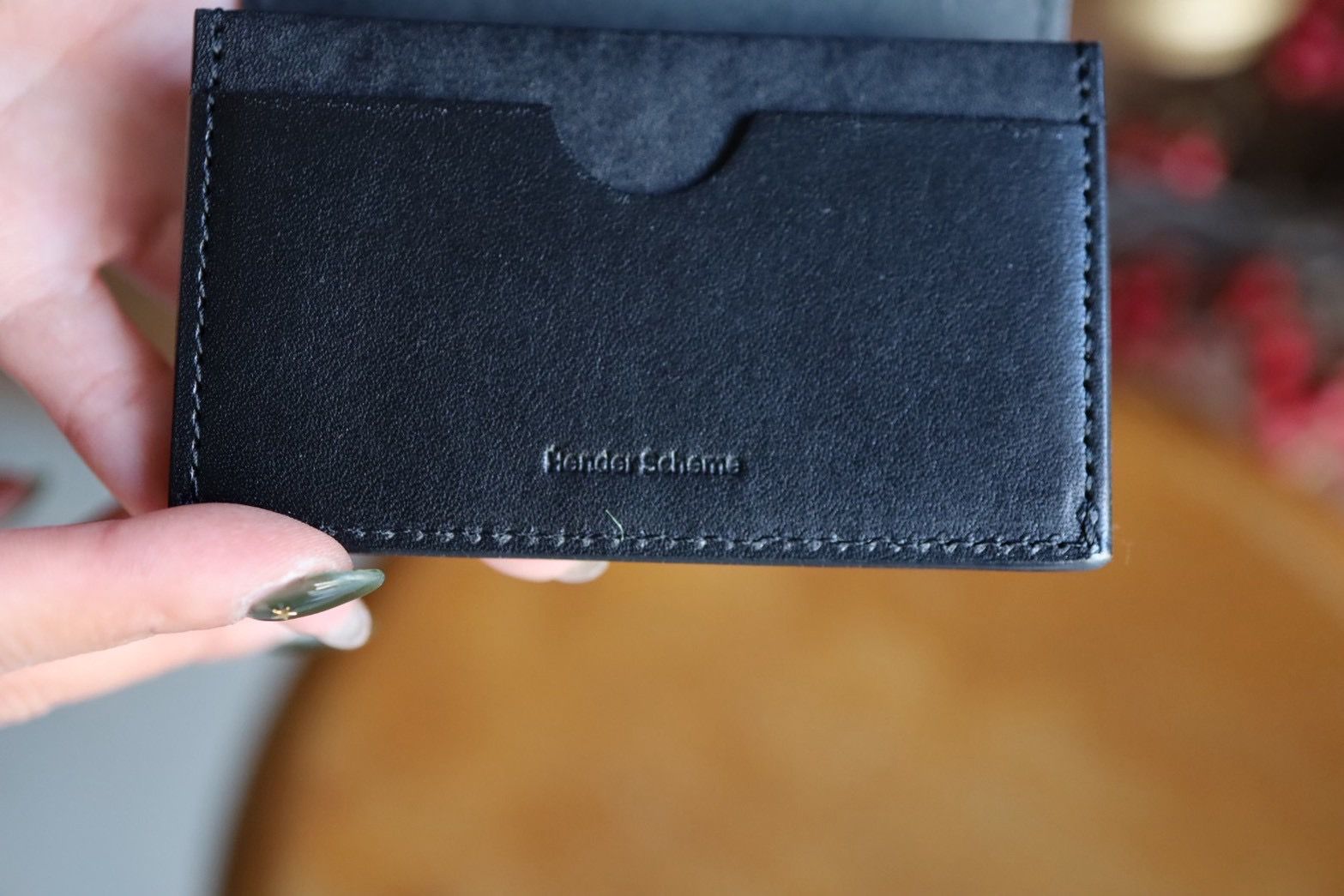 エンダースキーマ 財布 folded card case(qn-rc-fcc)black☆12月6日(土)発売！