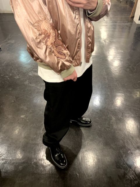GRADATION CHAOS EMBROIDERY BLOUSON(21SS11BL117) COLOR:PINK