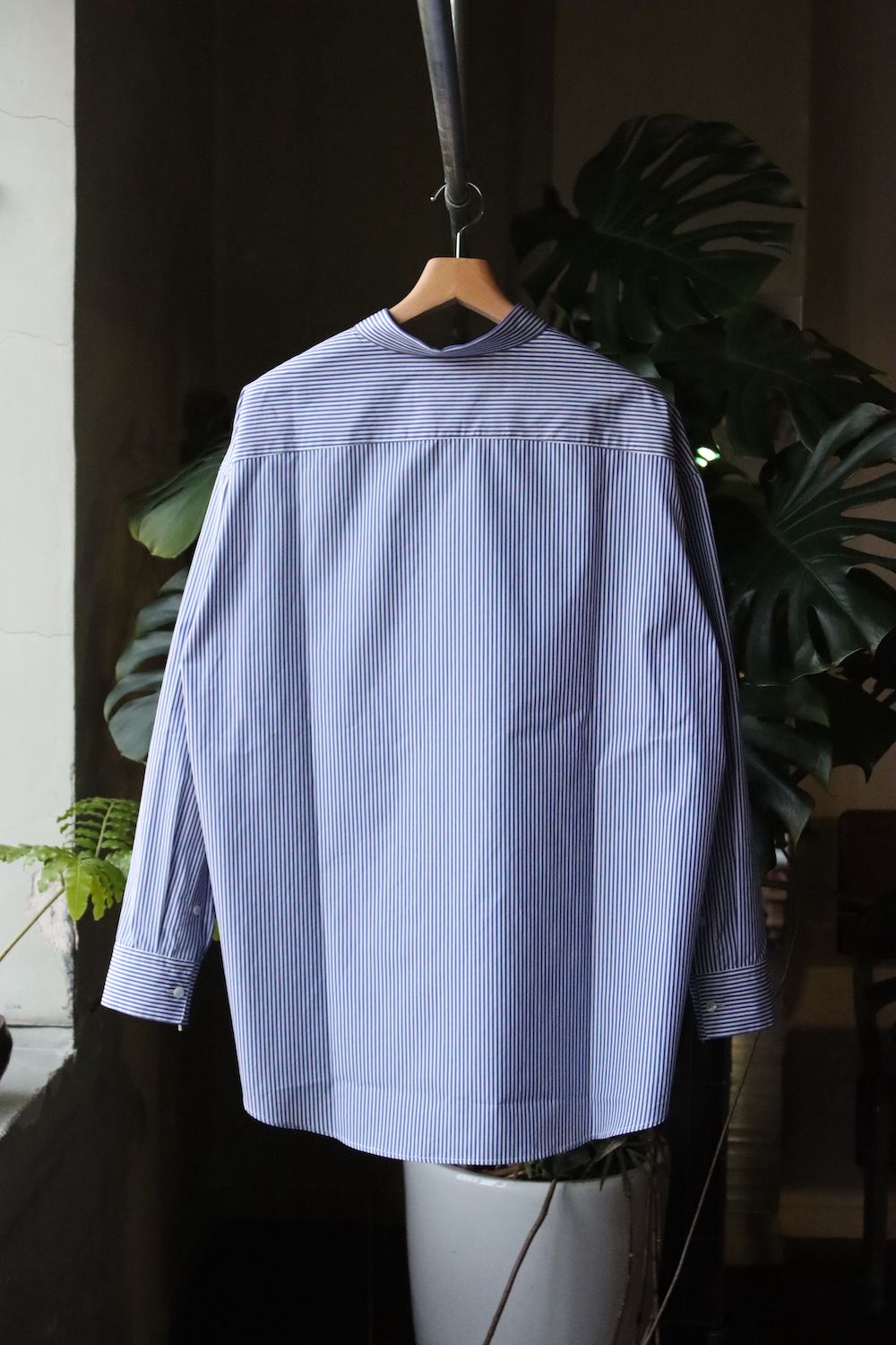 is-ness×THOMAS MASON VENTILATION LONG SLEEVE SHIRT"BLOCKS STRIPE"イズネス22SS