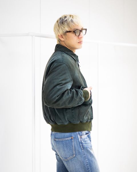 A.PRESSE Vintage Silk CWU-45 Flight Jacket (OLIVE) 1月10日(土)新作発売！