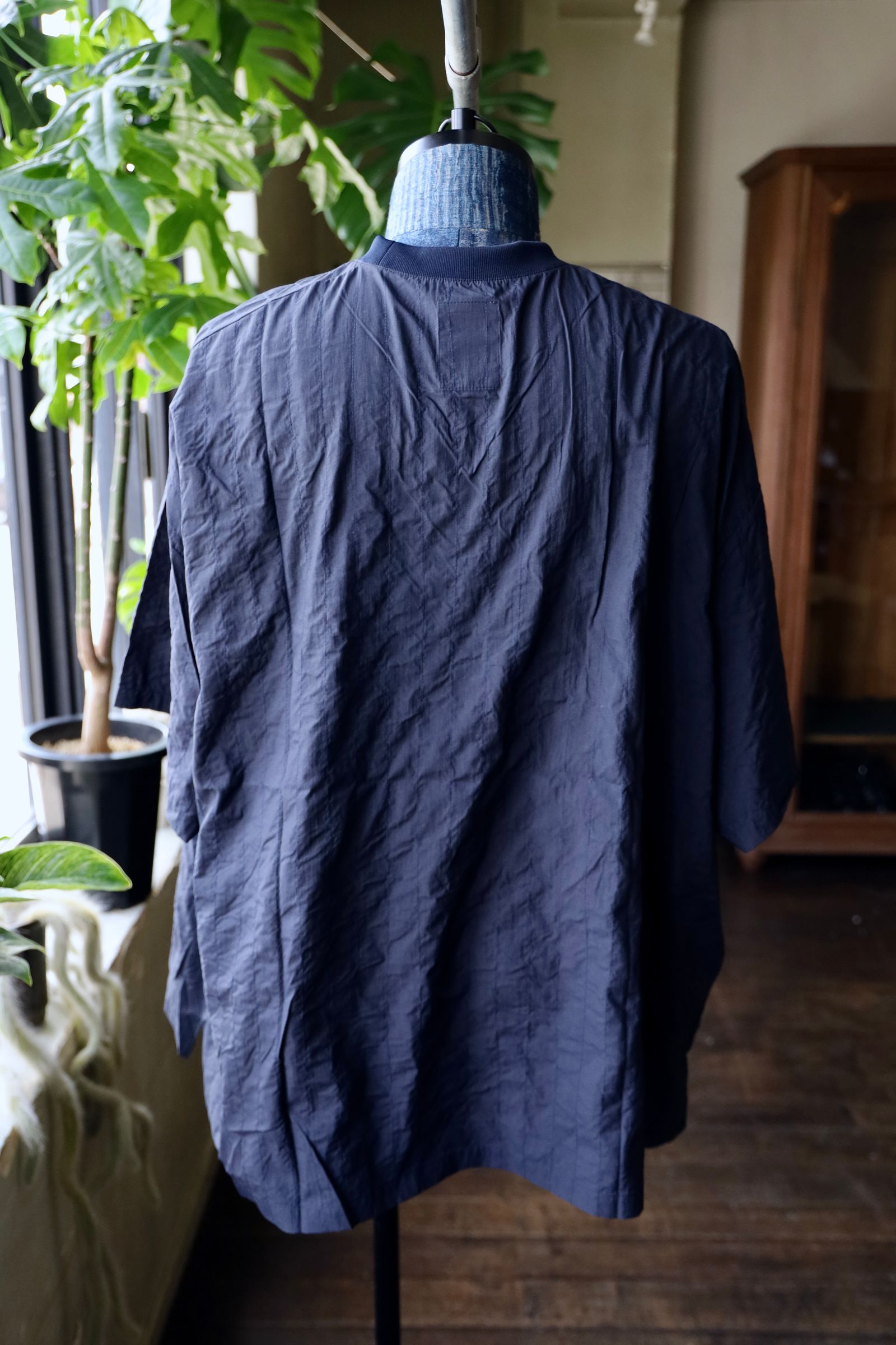 S.F.C 25SS エスエフシー STITCHED NYLON SS TEE(SFCSS25S08)Navy