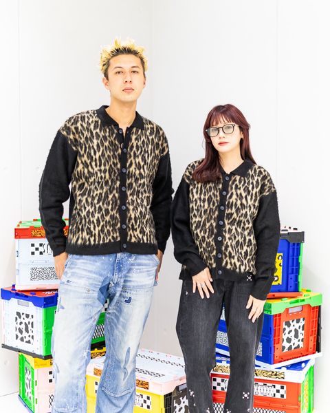 セントマイケル 新作LEOPARD KNIT CARDIGAN style.2025.10.11