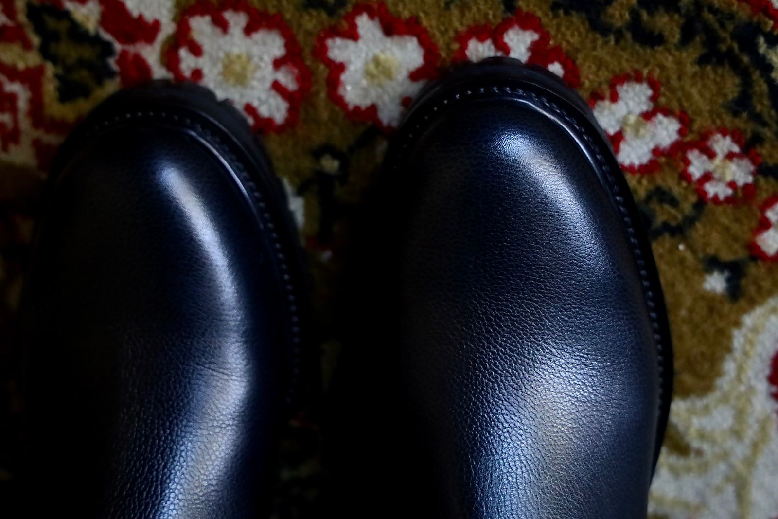 FOOTWORKSフットワークス サイドゴアブーツ Side Gore Boots in Grain Leather(F03-0001_M)BLACK☆新作発売！