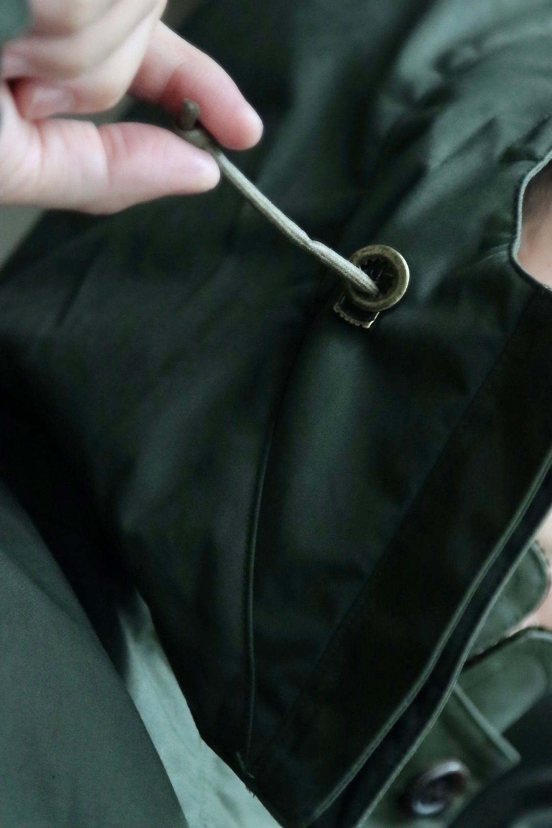 アプレッセ22FW Ventile Hunting Half Coatスタイル.2022.10.1.