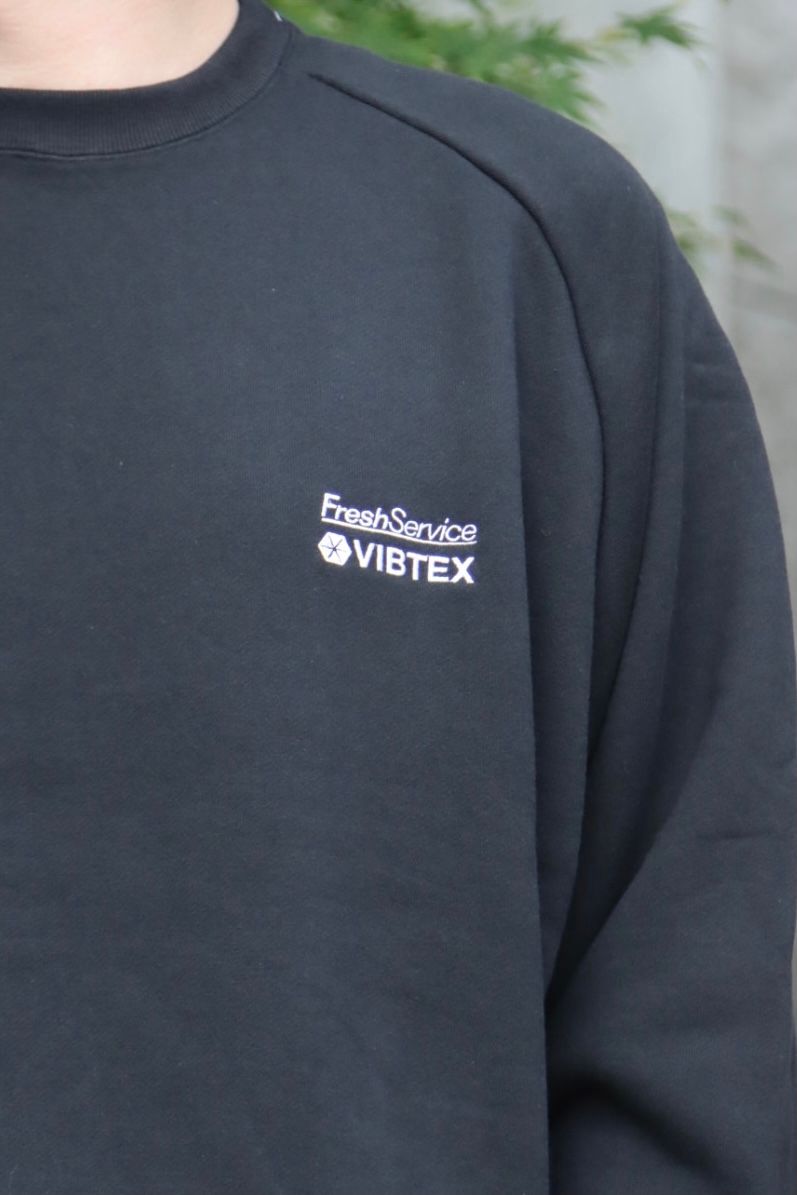 VIBTEX for FreshService “SWEAT CREW NECK PULLOVER” style.2022.10.21
