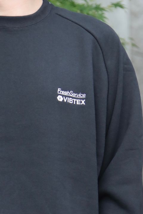 VIBTEX for FreshService “SWEAT CREW NECK PULLOVER” style.2022.10.21
