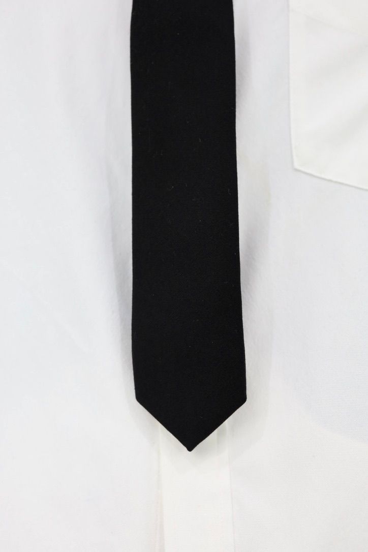 グラフペーパー 26SS Wool Doeskin Necktie(GU261-90217B)BLACK☆12月13日(土)発売！