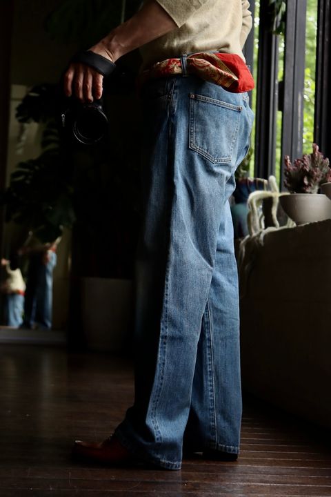 A.PRESSE No.2 Washed Denim Pantsスタイル32