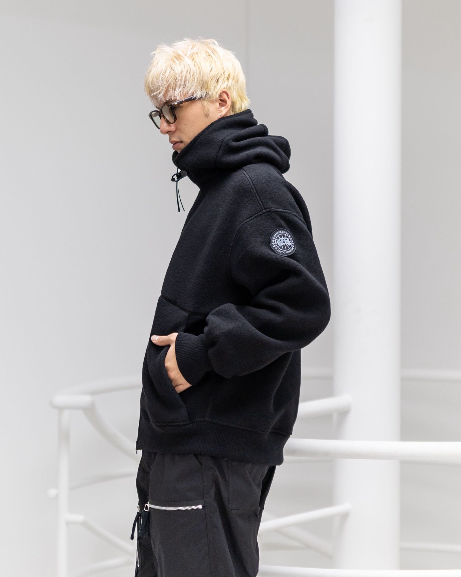 カナダグース Chilliwack Fleece Bomber Black Label(7220MB)Black☆新作発売！