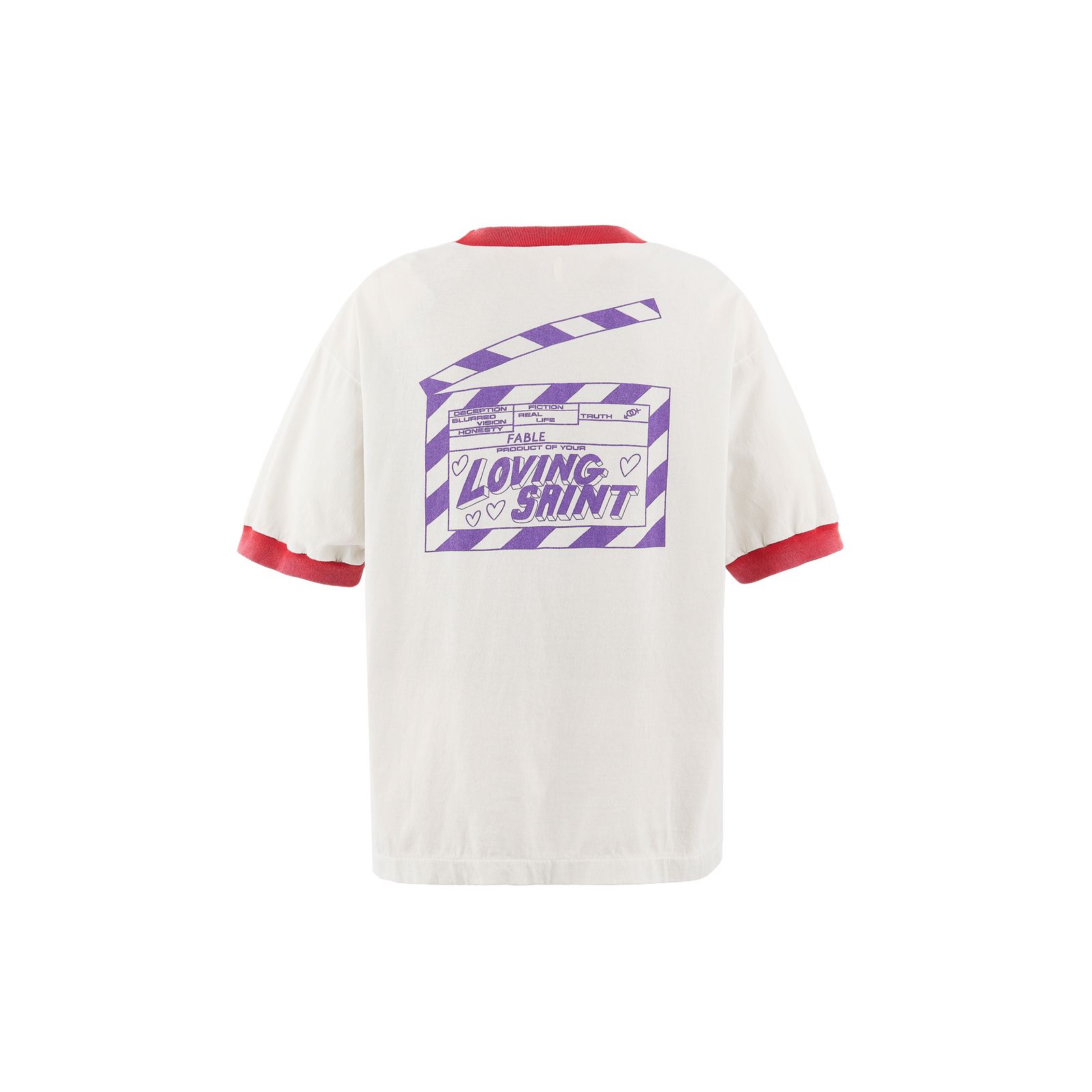 セントマイケル 26SS I LOVE SAINT_SS T-SHIRT(SM-MK8-0000-018)WHITE☆4月29日(水)新作発売！