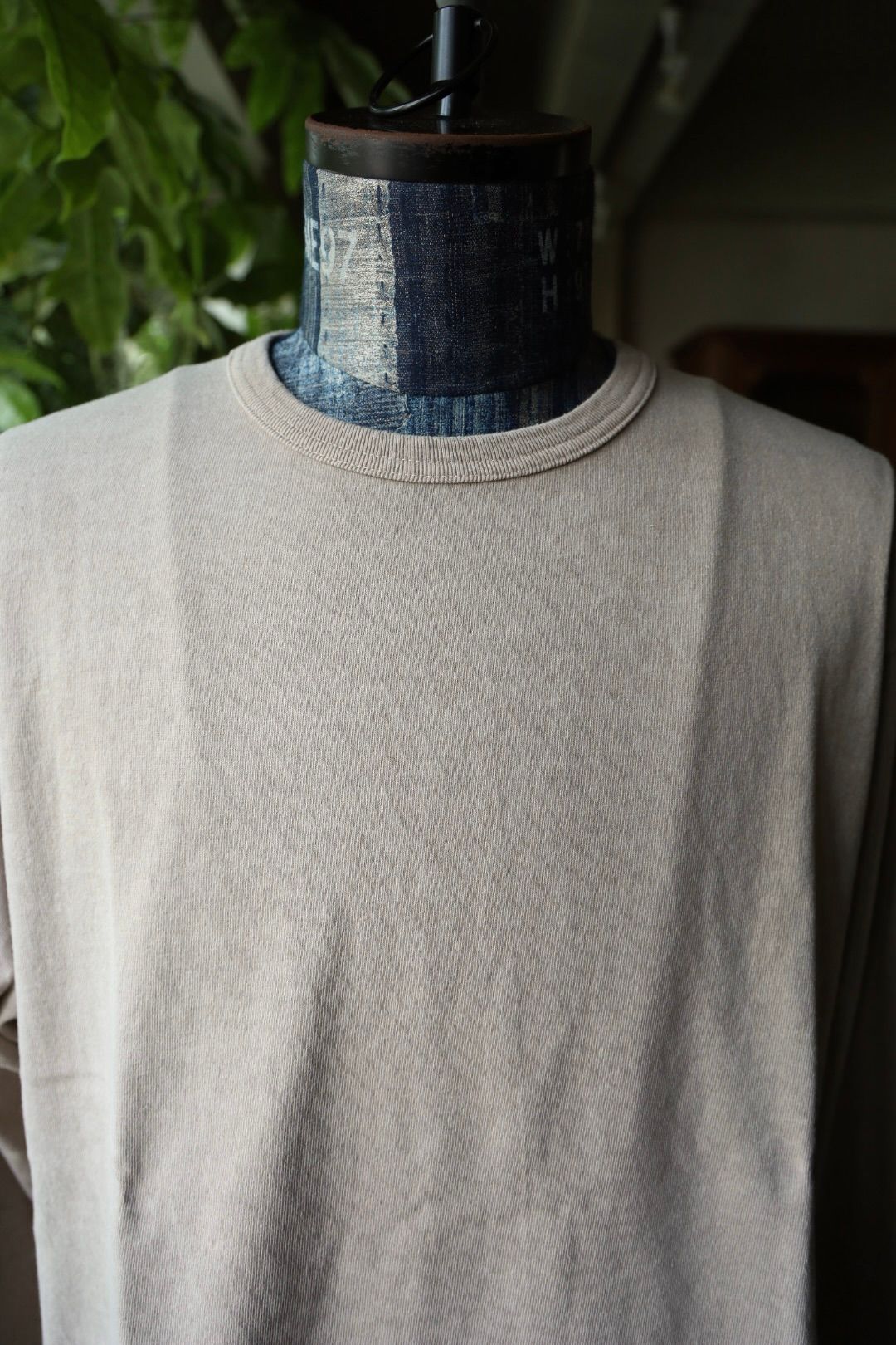 ファウンダ 25AW LONG SLEEVE FADE TEE SHIRT(015FD252013)BEIGE⭐︎9月13日(土)新作発売！