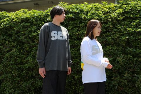 WIND AND SEA SEA (sea-alive) L/S T-SHIRT style. 2021.05.30.