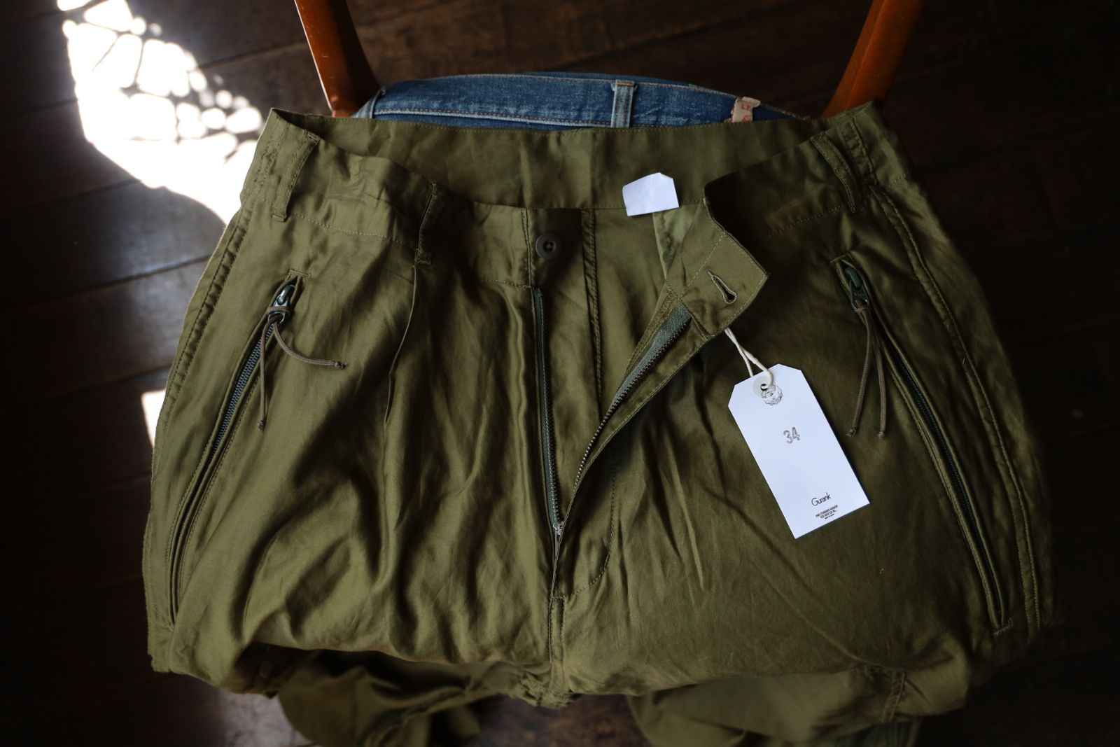 Gurank 25FW グランク フライトパンツ LM flight pant (2564)KHAKI