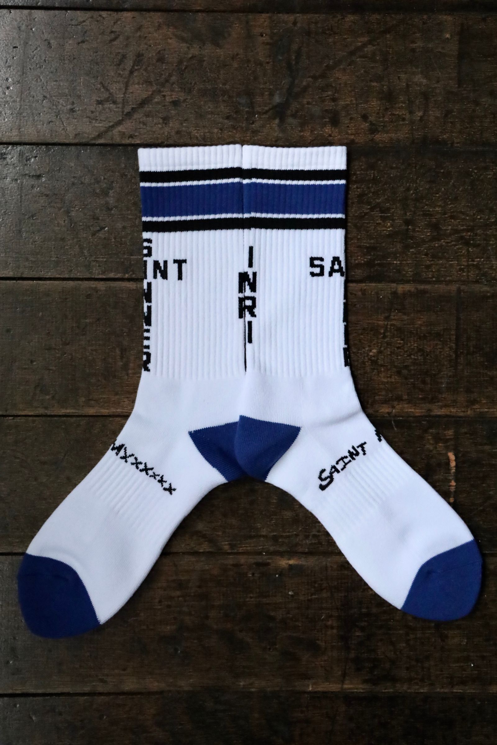セントマイケル25SS SAINT SINNER SOCKS (SM-HR8-0000-108)BLUE