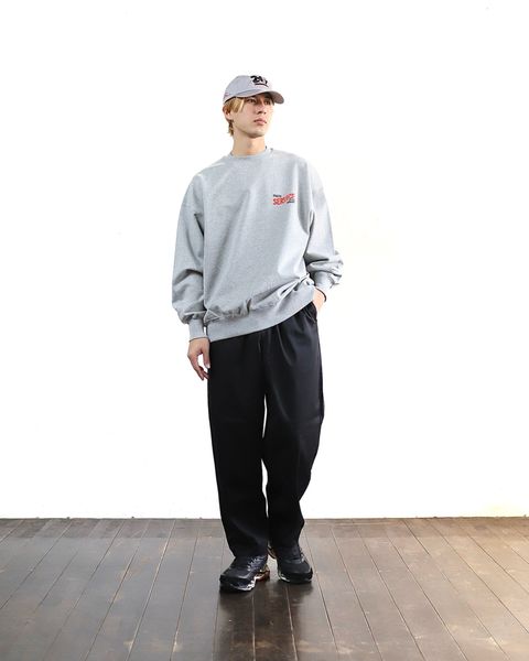 FreshService 24SS CORPORATE PRINTED CREW NECK SWEAT"All Day All Night" style 2024.3.8