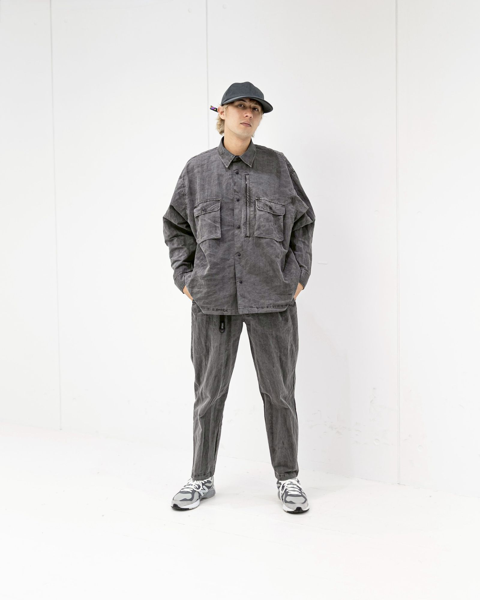 is-ness Pigment-Dyed Long-Sleeve Shirt 新作発売！