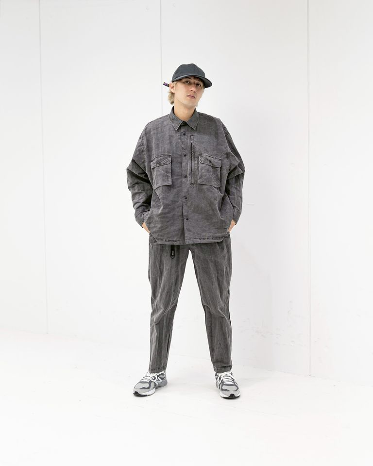 is-ness Pigment-Dyed Long-Sleeve Shirt 新作発売！