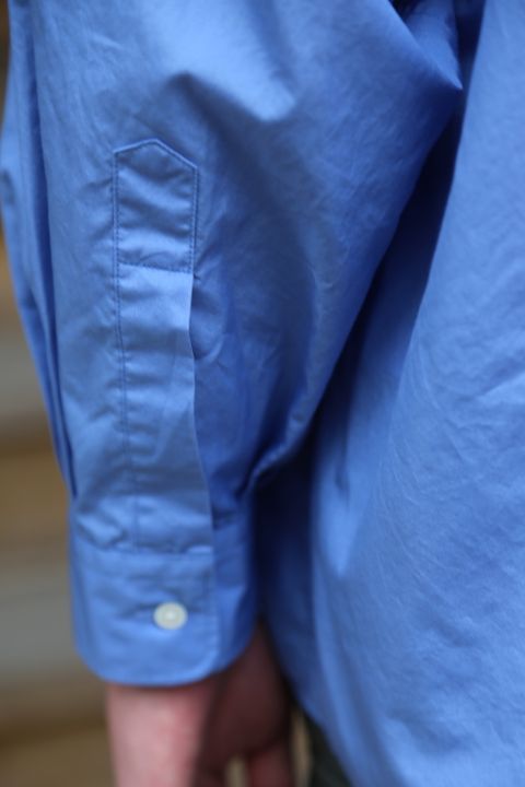 Broad L/S Oversized Regular Collar Shirt"BLUE"Style.2020.2.14.