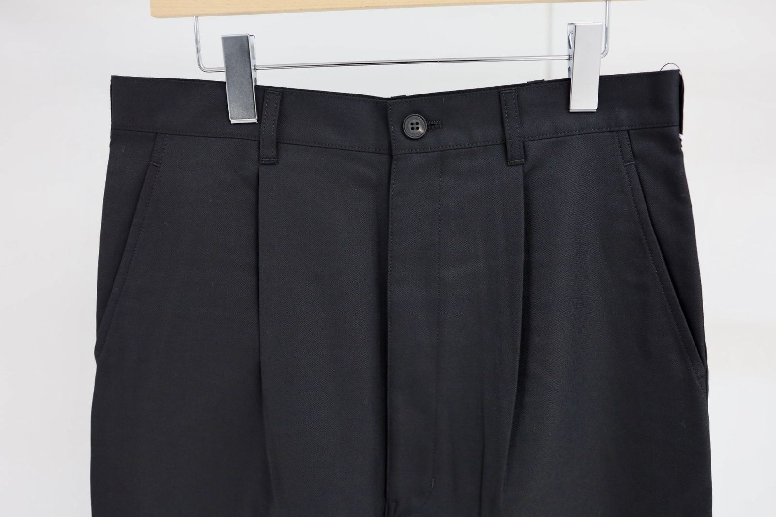 コムデギャルソンオム ウールギャバパンツ(HP-P102-051)BLACK