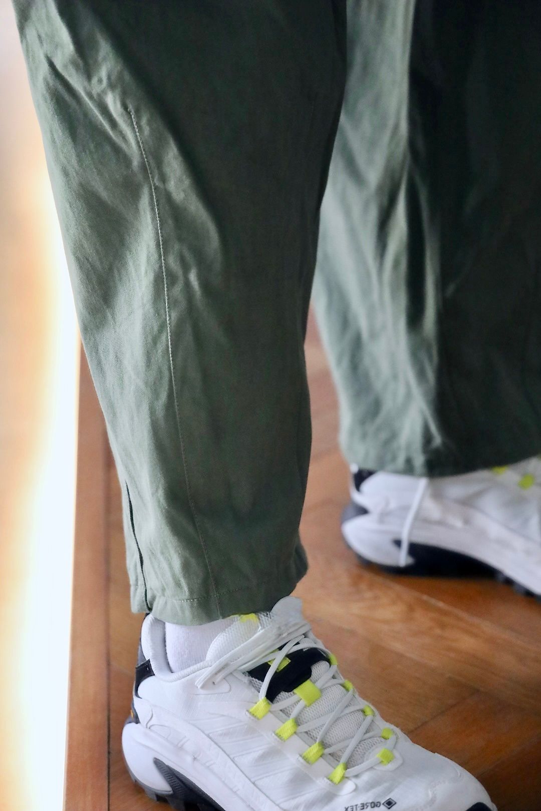 is-ness BALLOON BAKER PANTS"KHAKI"スタイル.2025.1.13.