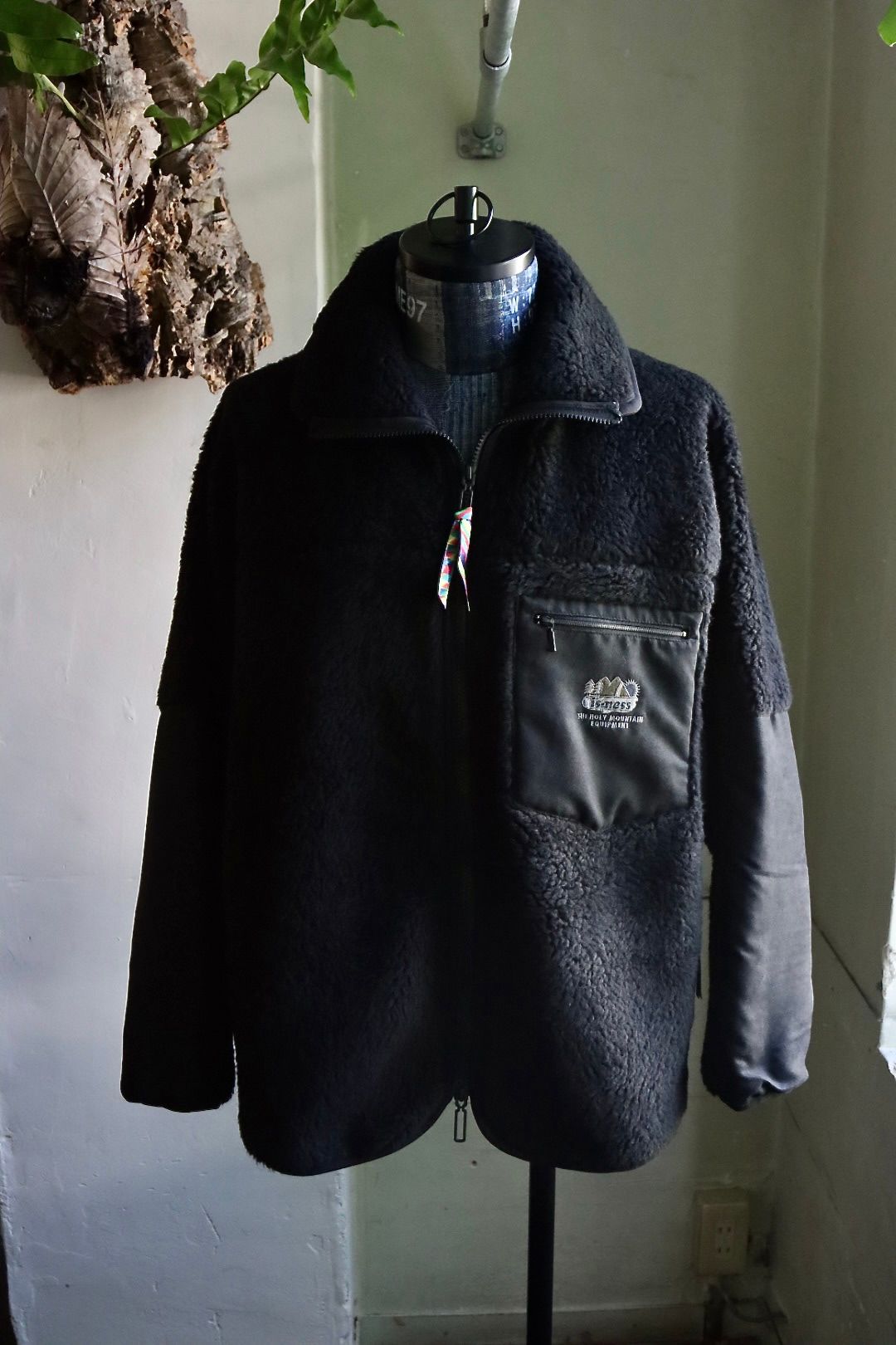 イズネス23AW THM FLEECE JACKET is-ness×Y(dot)BY NORDISK(1005AWFLEECEJK01)BLACK