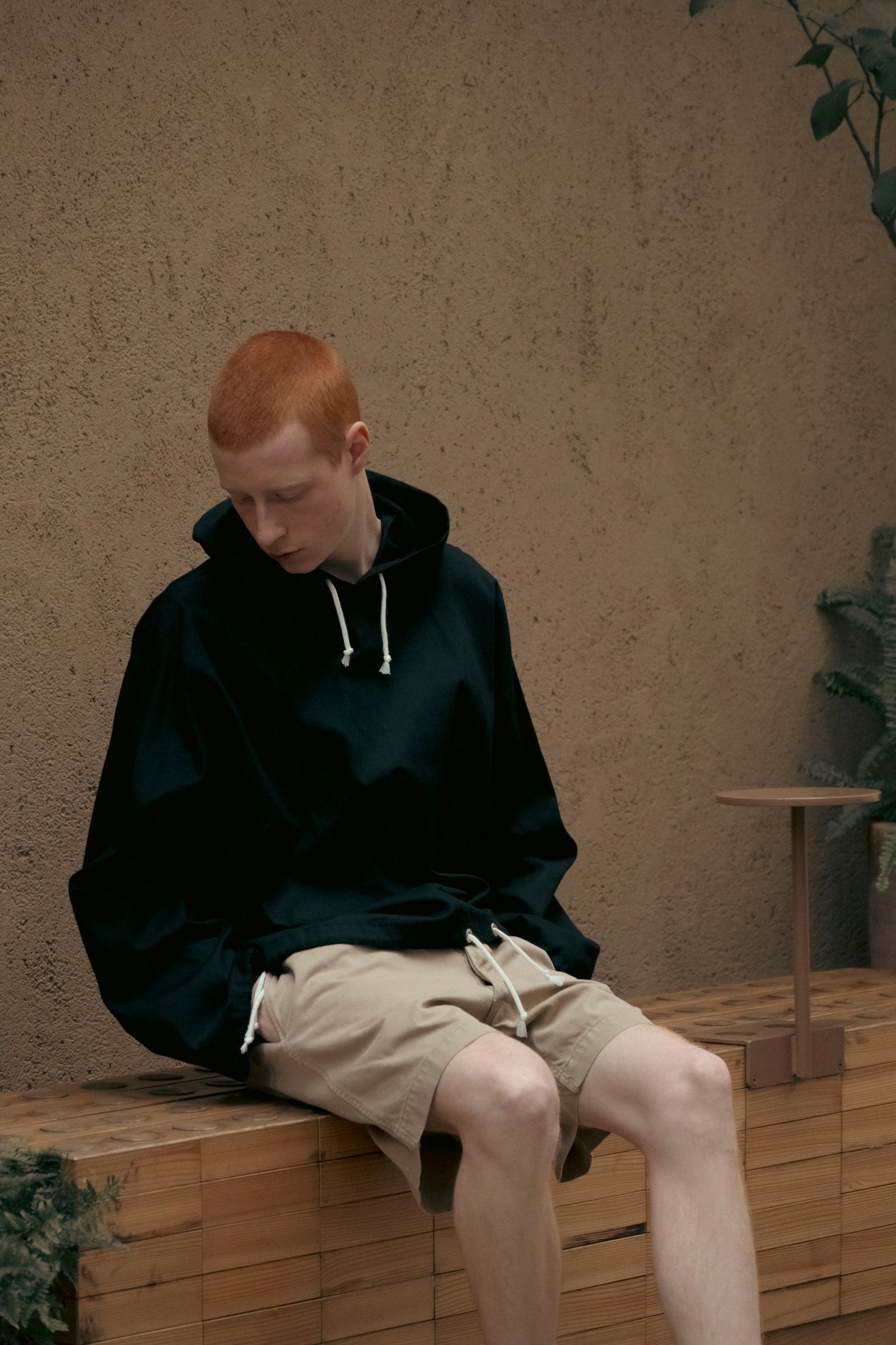 ファウンダ 25SS OXFORD HOODIE(015FD251013)BLACK