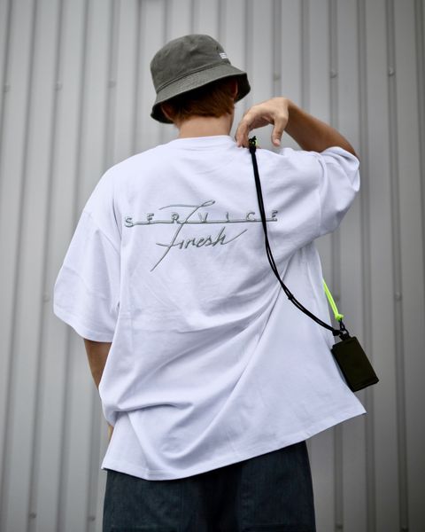 FreshService 新作CORPORATE PRINTED S/S TEE ‘‘GEAR’’(WHITE) style 2024.7.19