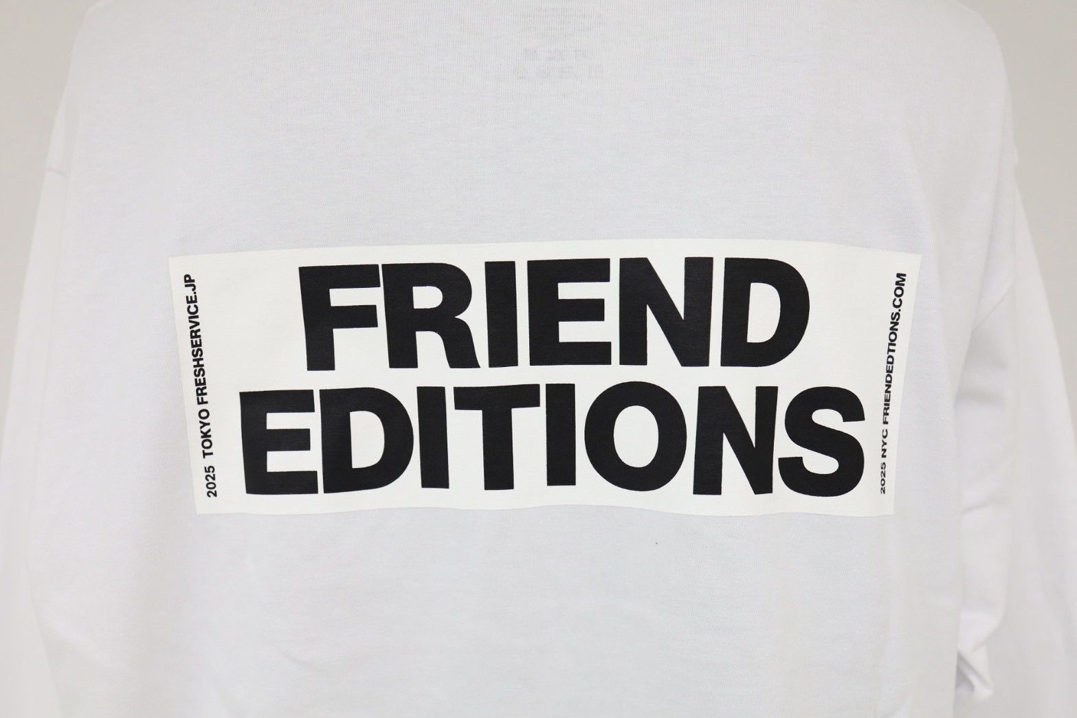 フレッシュサービス FRIEND EDITIONS CORPORATE US TEE"NYC x TYO"(FSC261-70089FE)WHITE☆3月14日(土)発売！