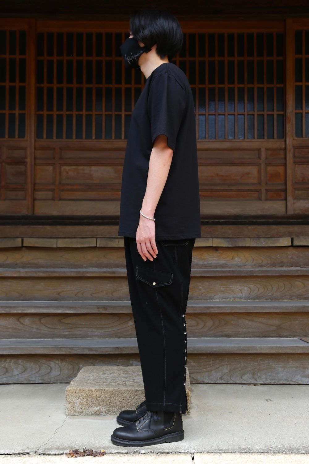 yohji yamamoto Y-ホック付きPフラノ PANTS(HX-P32-118) style.2021.7.11