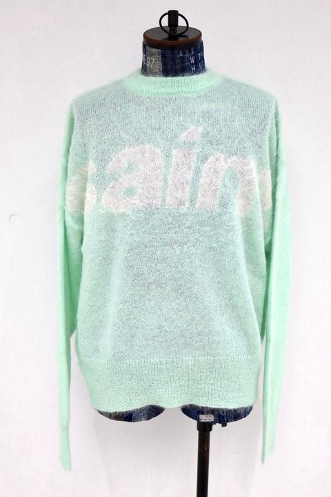 セントマイケル 26AW SAINT MOHAIR CREW KNIT(SM-MK1-0000-057)GREEN☆10月10日(土)発売！