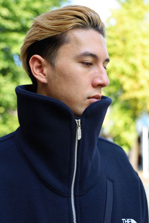 アイジュンヤワタナベマン 24AW THE NORTH FACE ウールメルトンジャケット