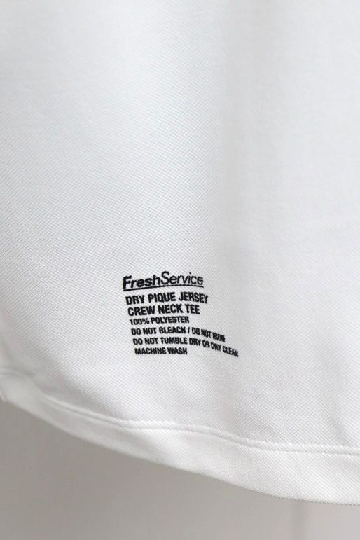 フレッシュサービス DRY PIQUE JERSEY CREW NECK "DISPATCH"(FSC263-70159)WHITE☆7月25日(土)新作発売！