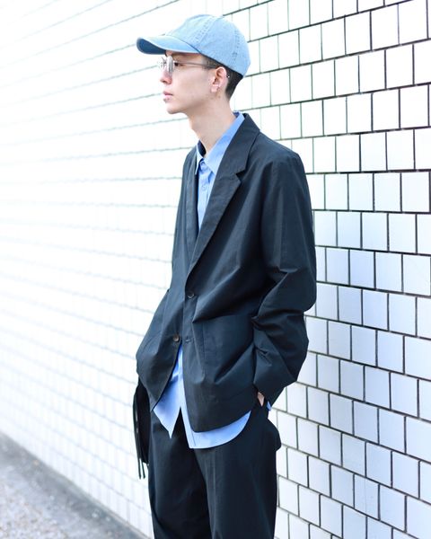 ATON エイトン 23SS COTTON TYPEWRITER TAILORED JACKETスタイル