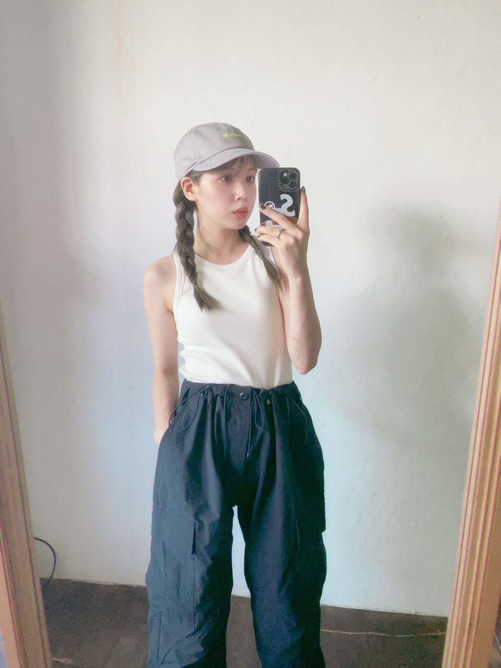 SEDAN ALL-PURPOSE FW23 Big Cargo Pants"NAVY"スタイル