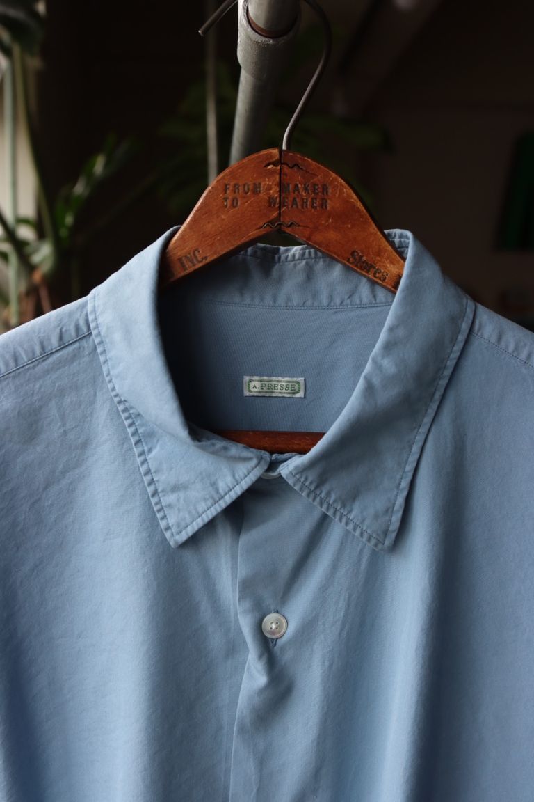 A.PRESSE - アプレッセ23SSシャツ Regular Collar Shirt(23SAP-02-09H 