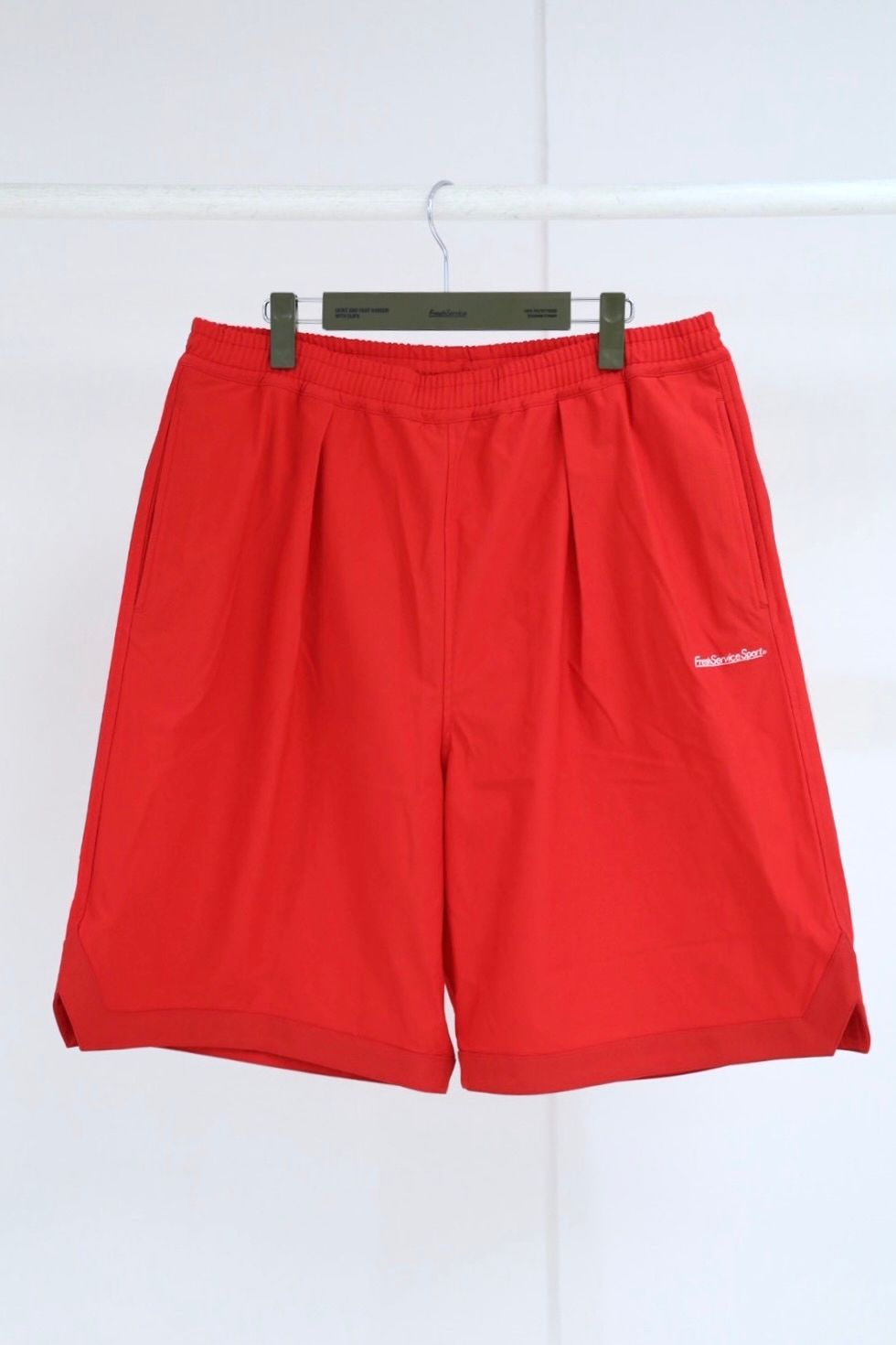 フレッシュサービス  ACTIVE DRY MESH TRAINING SHORTS(FSC263-40165)RED