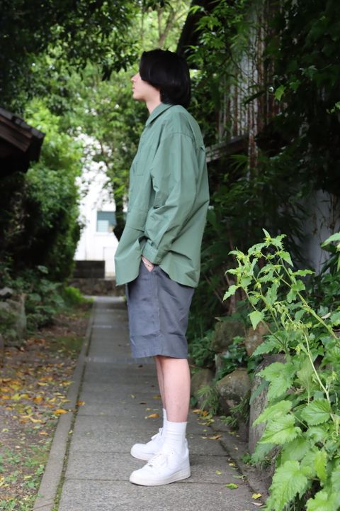 FreshService CARGO POCKET REGULAR COLLAR UTILITY SHIRT style.2022.5.14.