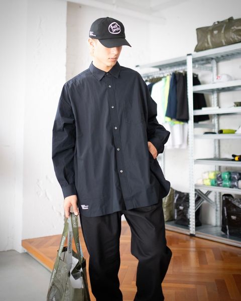 FreshService SPOT CORPORATE UNIFORM L/S SHIRT(BLACK) style 2024.6.28