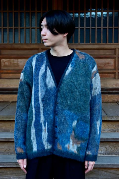 YOKE ROTHKO JACQUARD CARDIGAN(YK21AW0284S)GREEN style