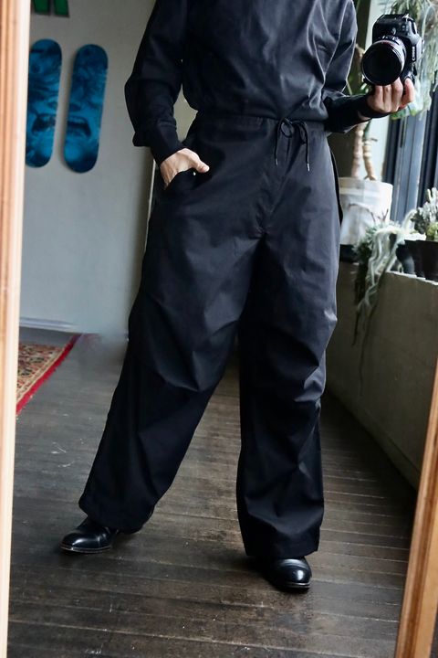 blurhms ROOTSTOCK C/N Oxford Snow Pants"BLACK"スタイル