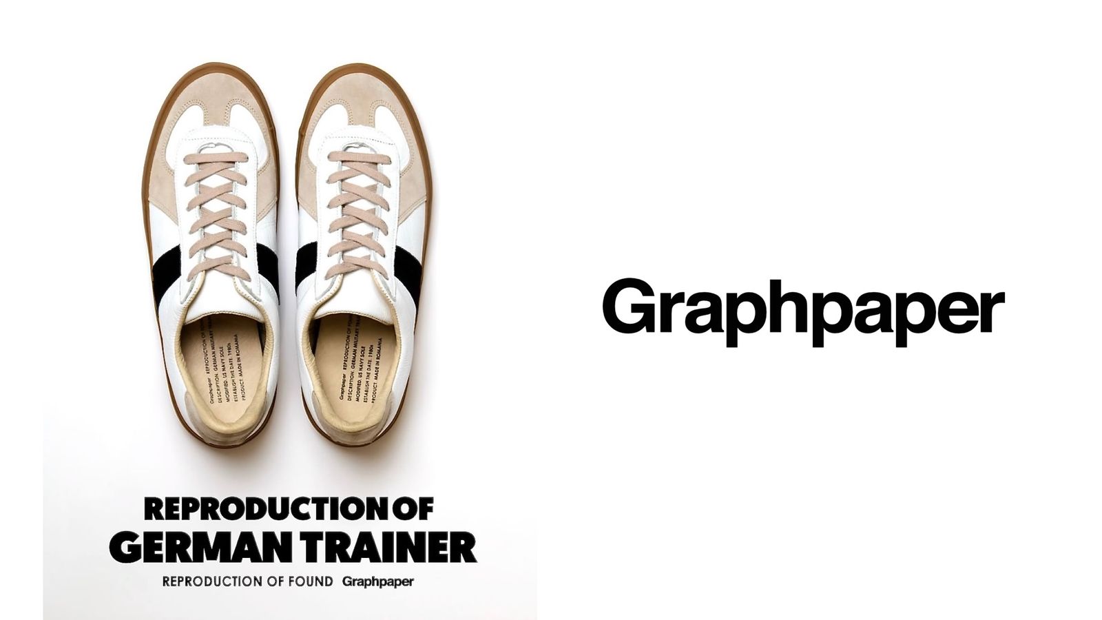 REPRODUCTION OF FOUND × Graphpaper☆9月13日(土)発売！
