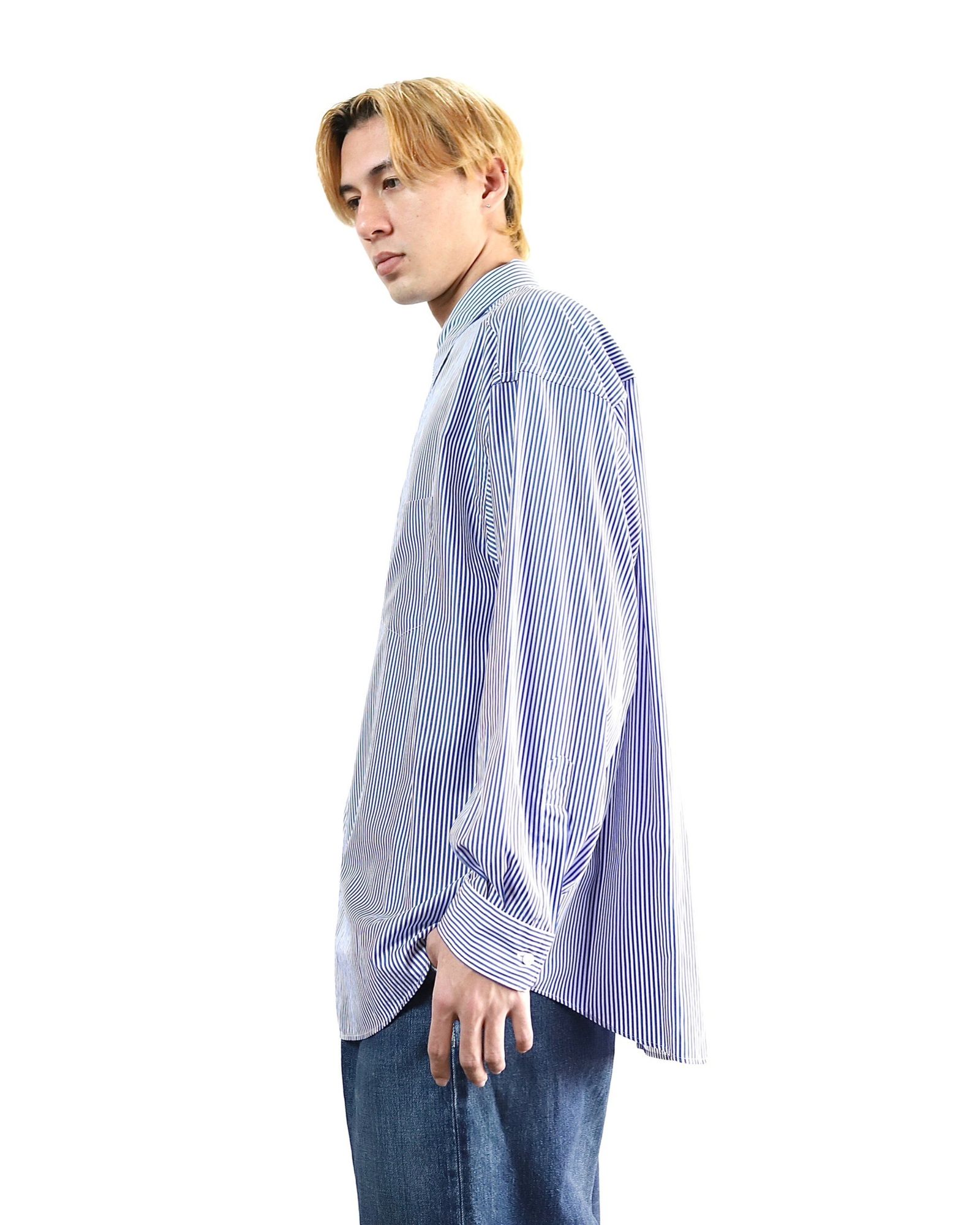 Graphpaper 24SS 新作Broad L/S Oversized Regular Collar Shirt style 2024.2.26
