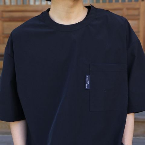 COMME des GARCONS HOMME HOMMEエステルナイロンツイル切り替えポケット半袖シャツ(HG-T021-051) style. 2021.05.07.