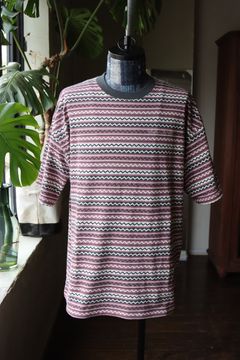 セダンオールパーパス 24SS Jaquard Striped S/S Tee style(Matcha) 2024.4.5