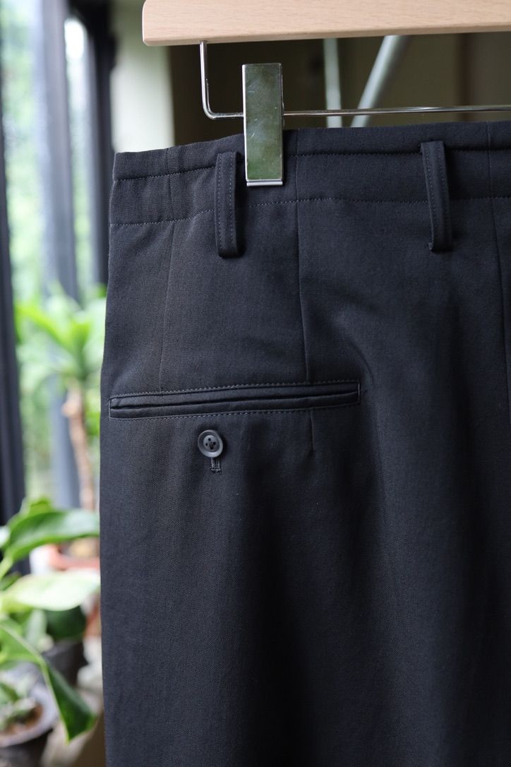 Yohji Yamamoto  テーパードワイドトラウザーズ(HW-P48-100-2A26)BLACK☆7月8日(水)発売！