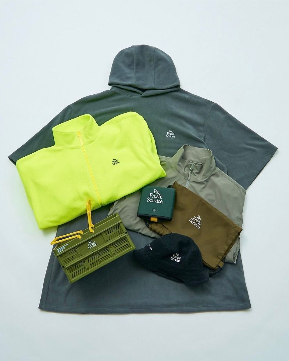 ReFresh!Service.  FLEECE SAUNA PONCHO(GRAY)★再販しました！