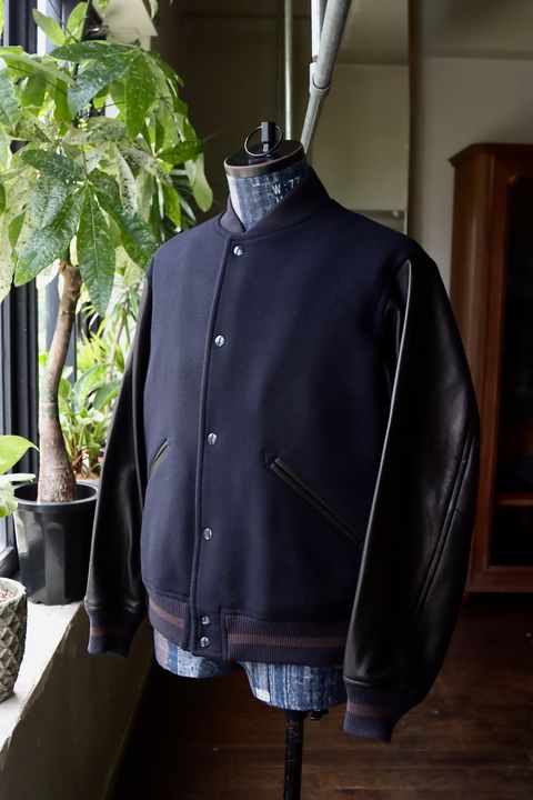 ブラームス 25FW Wool Melton Award Jacket(bROOTS25F1)Dark Navy☆新作発売！