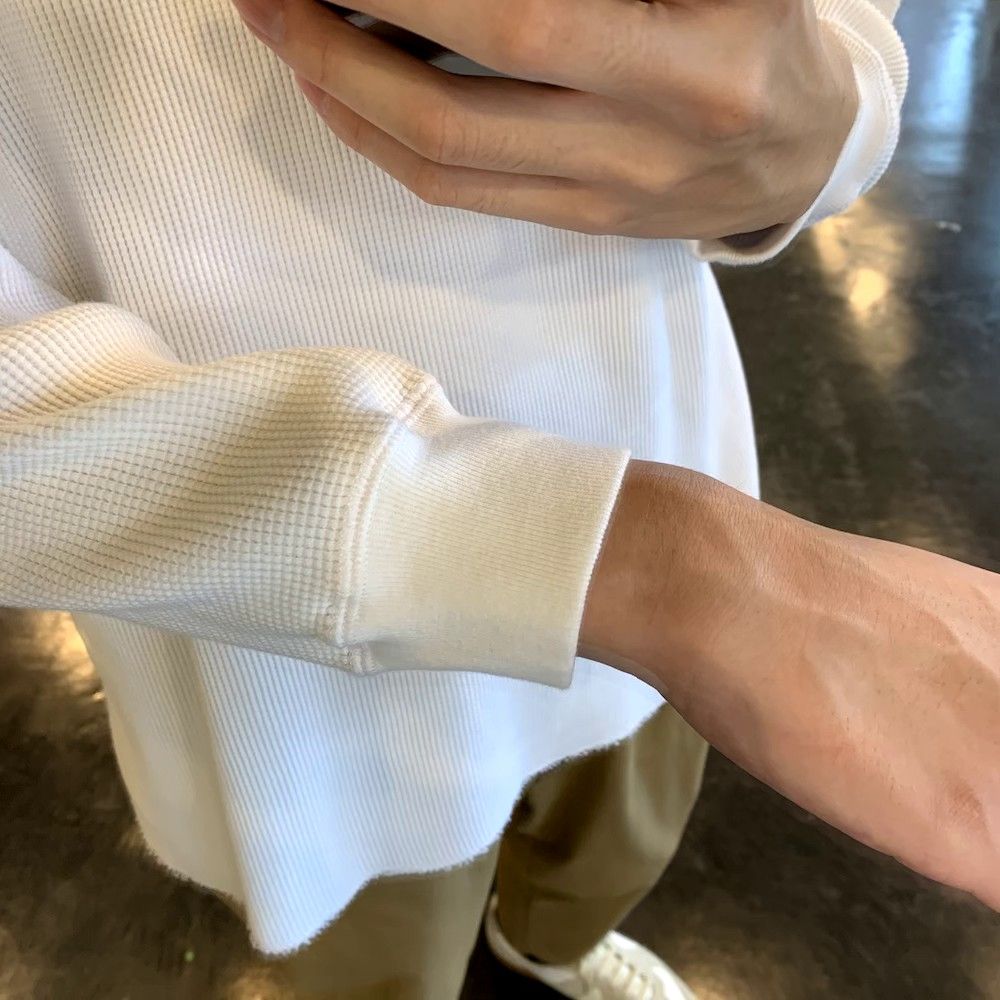 Graphpaper Waffle L/S Tee(GM203-70139B)