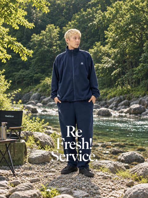 Re!FreshService FLEECE TRACK SUIT (NAVY)☆9月19日(土)新作発売！