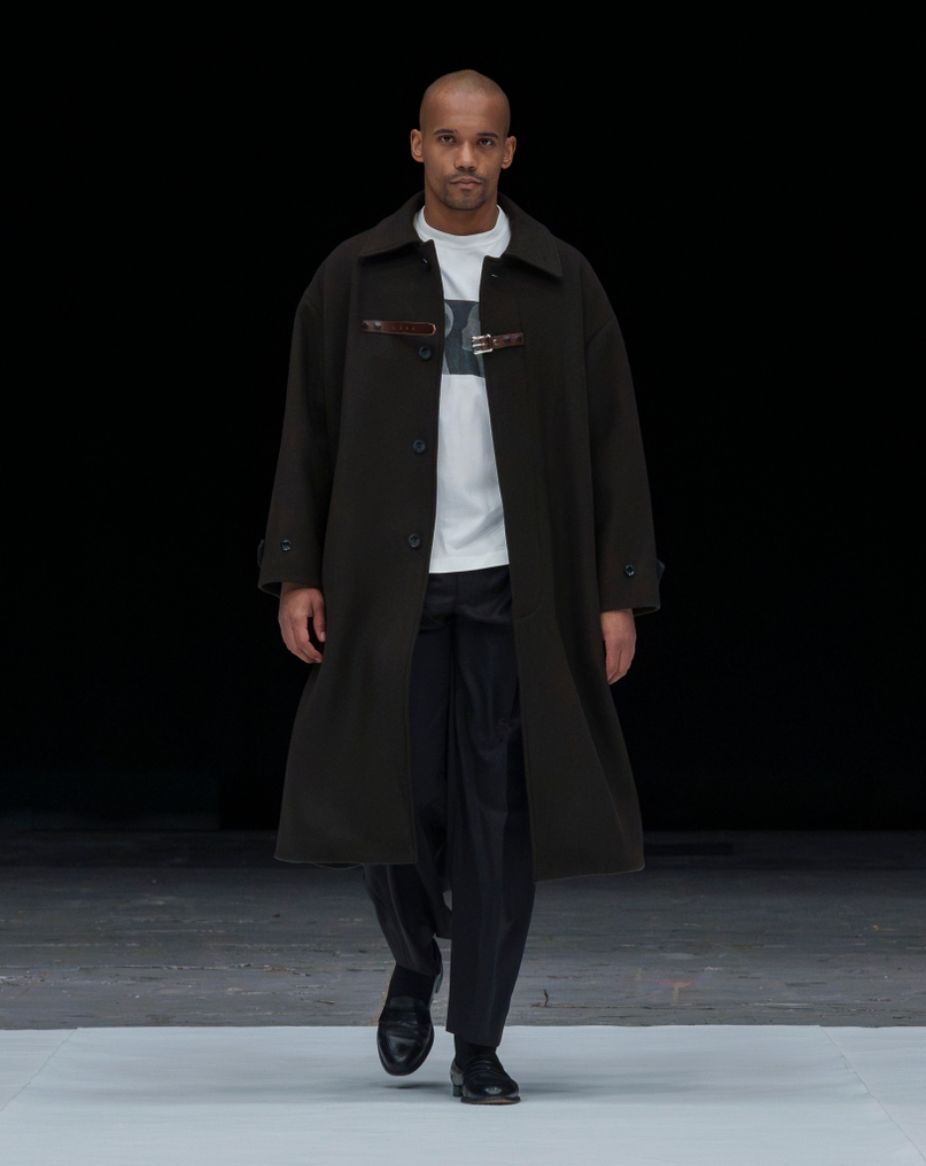 ヨーク 25FW Melton Big Balmaccan Coat(YK25FW01033C)BROWN☆10月11日(土)新作発売！